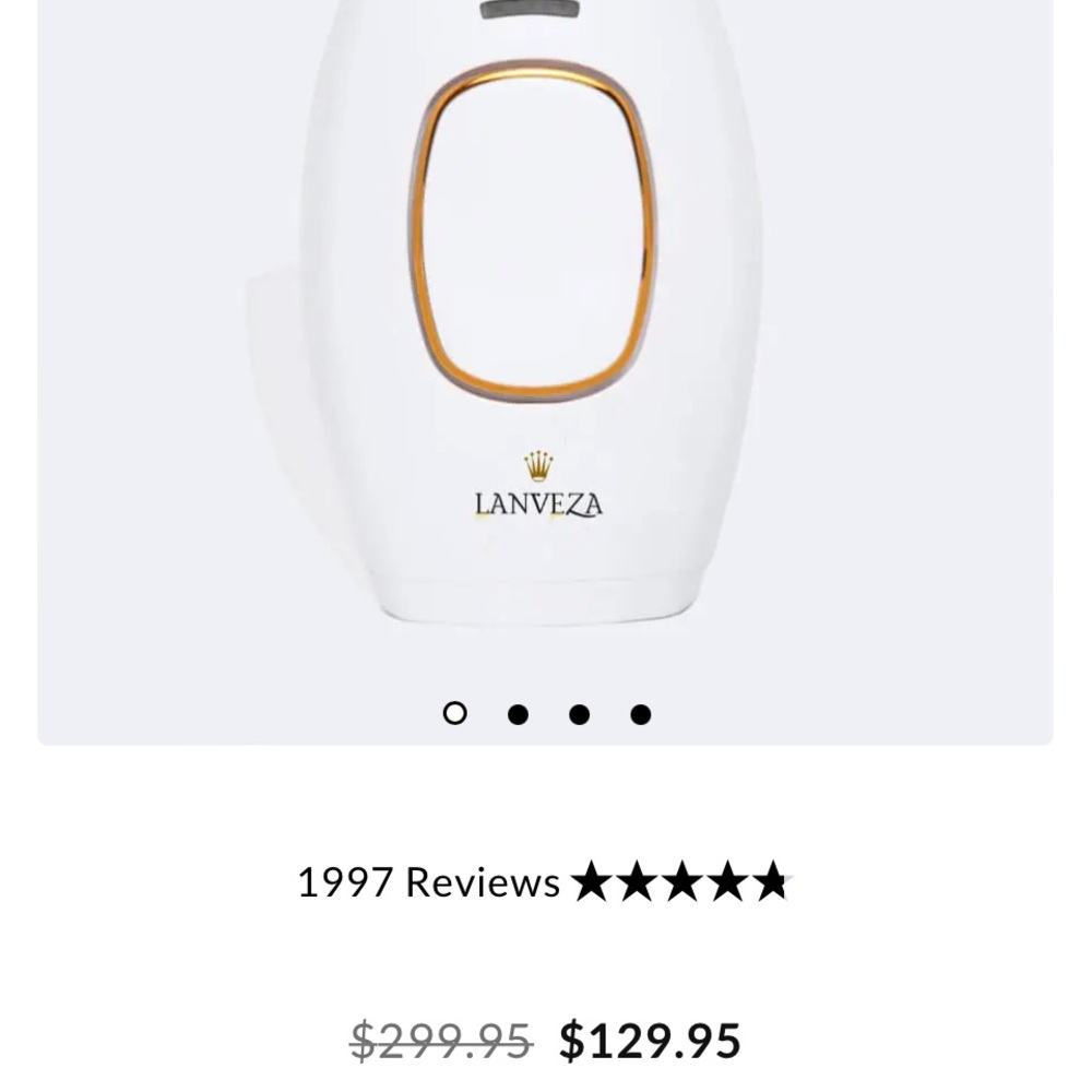 Brand new never opened Lanveza laser hair remover